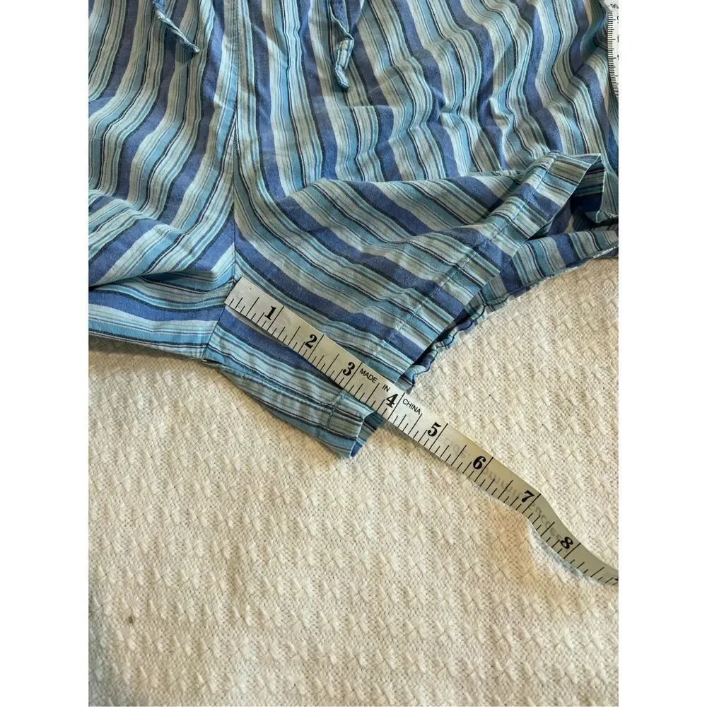 Set of 2 Vanity Fair striped Cotton pajama shorts